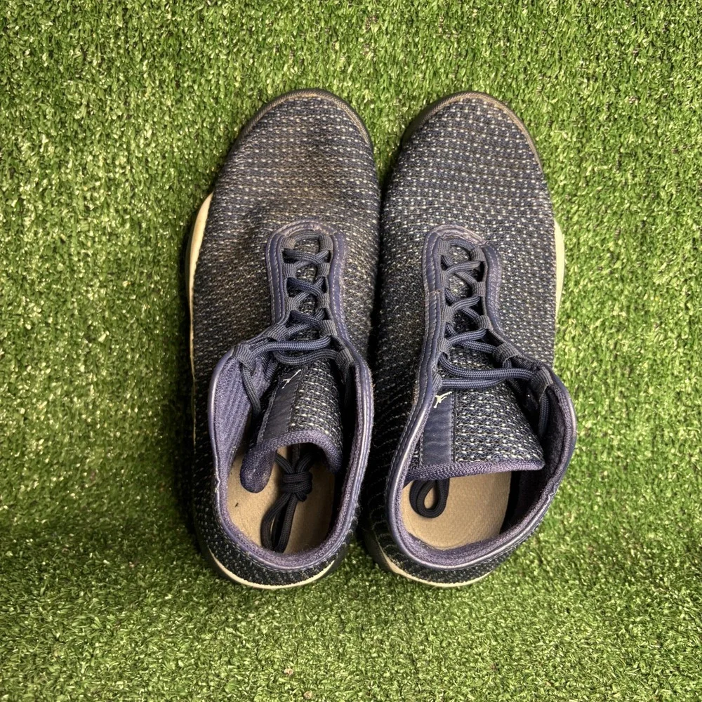Jordan Horizon Midnight Navy Woven Mesh Athletic Basketball Sneaker Blue Mens 9